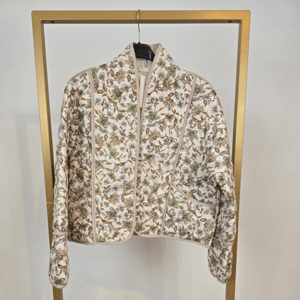 Gewatteerd jasje met bloemen (beschikbaar in diverse kleuren) - Afbeelding 5