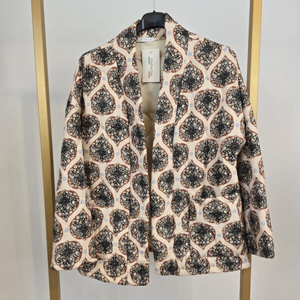 Gewatteerde kimono jas leaves (beschikbaar in diverse kleuren) - Afbeelding 3