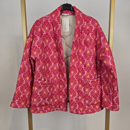Gewatteerde kimono jas schelp (beschikbaar in diverse kleuren)