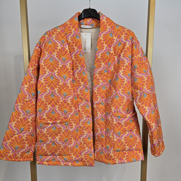 Gewatteerde kimono jas schelp (beschikbaar in diverse kleuren) - Afbeelding 6