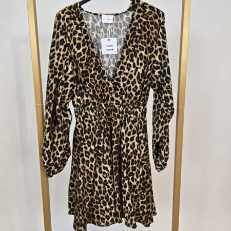 Jurk V-hals prints (beschikbaar in diverse kleuren en prints)
