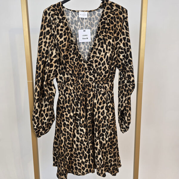 Jurk V-hals prints (beschikbaar in diverse kleuren en prints)