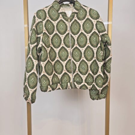 Gewatteerde Bomber jas met rits (beschikbaar in diverse kleuren)