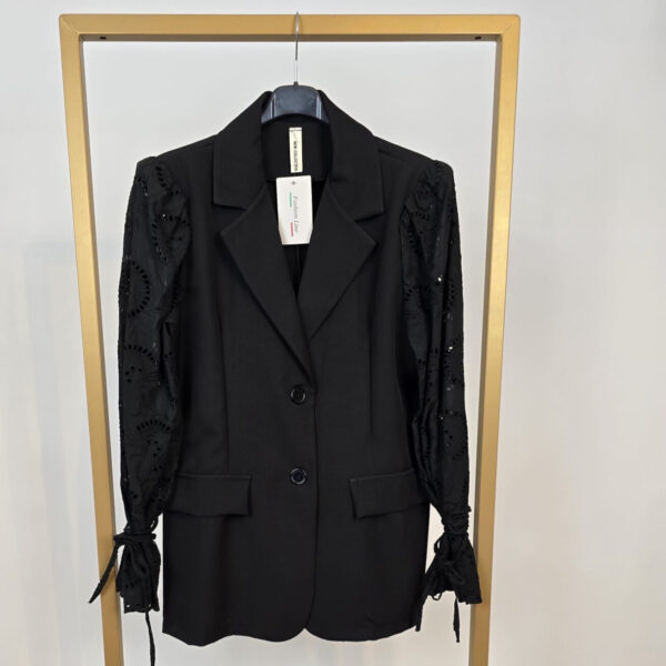Oversized colbert met design mouw (beschikbaar in diverse kleuren en prints) - Afbeelding 6