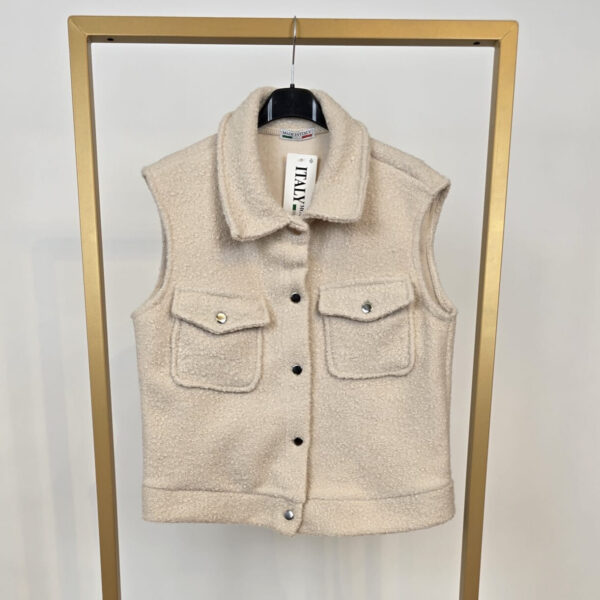 Teddy gilet (beschikbaar in diverse kleuren)